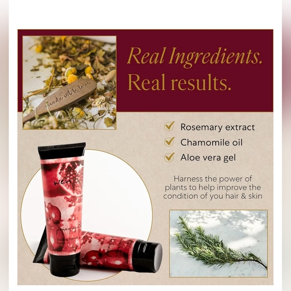 Wen Finishing Treatment Cream Pomegranate 4 OZ Lot Of 2 Rosemary Aloe NEW NICE - Picture 10 of 10